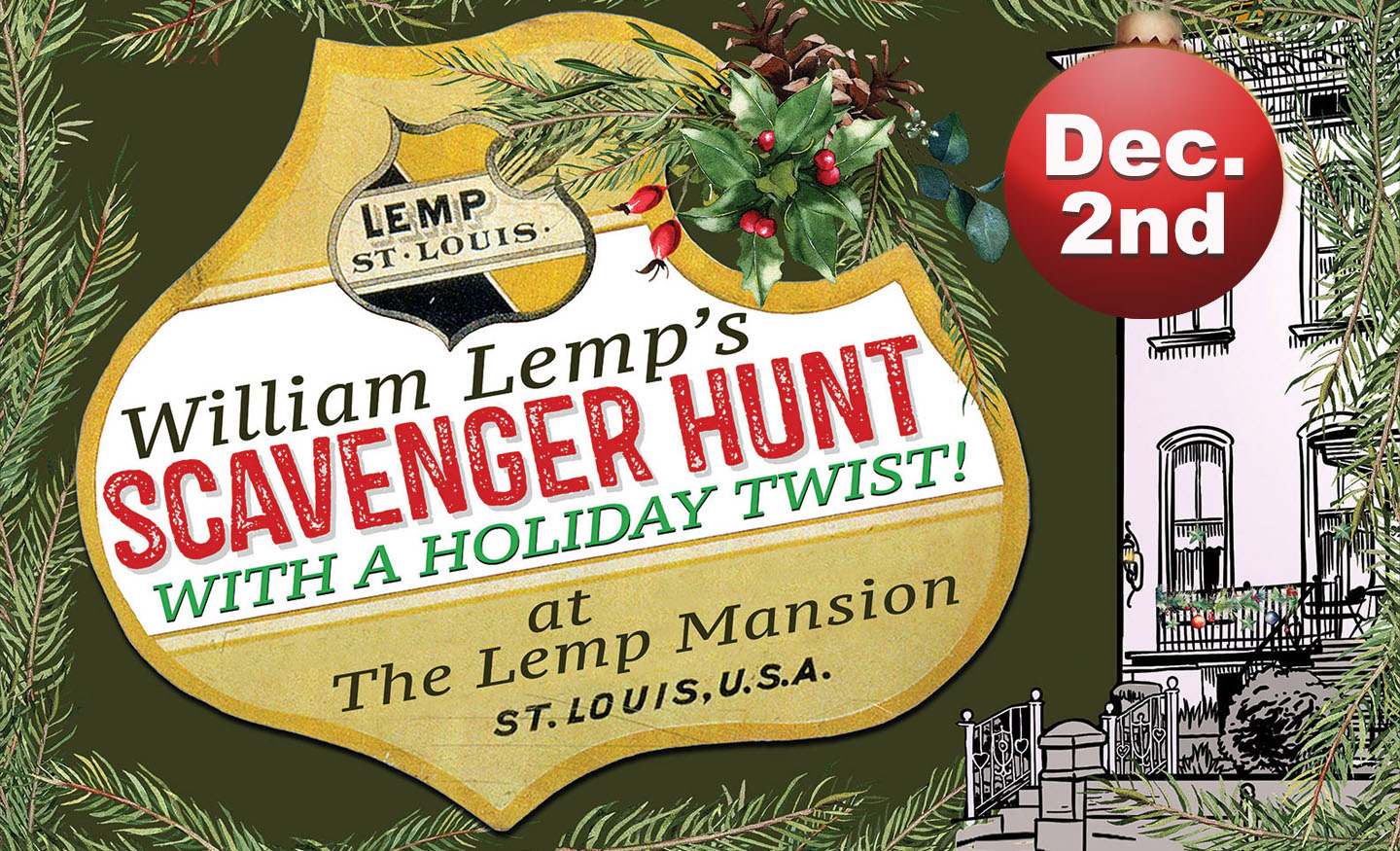 lemp mansion scavenger hunt logo