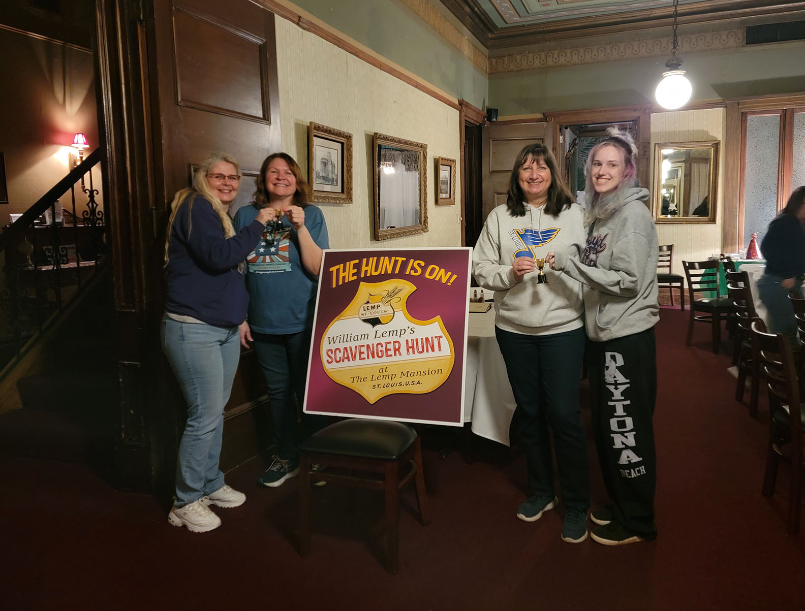 lemp mansion Scavenger Hunt winners